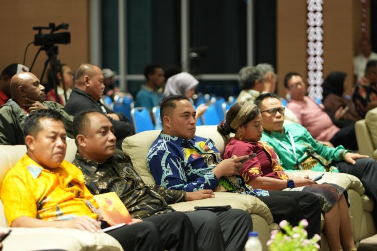Humas Polda Papua Kombes Pol. Cahyo Sukarnito saat memgahdiri World Press Freedom Day (WPFD) atau Hari Kebebasan Pers Sedunia Tahun 2026. (Foto: Istimewa)