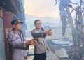 Kebakaran Hanguskan 8 Rumah di Dok VIII Pantai, Polresta Jayapura Kota Lakukan Penyelidikan