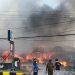 Kebakaran Hebat Landa Kawasan Den Zipur Waena, 11 Ruko Ludes Terbakar
