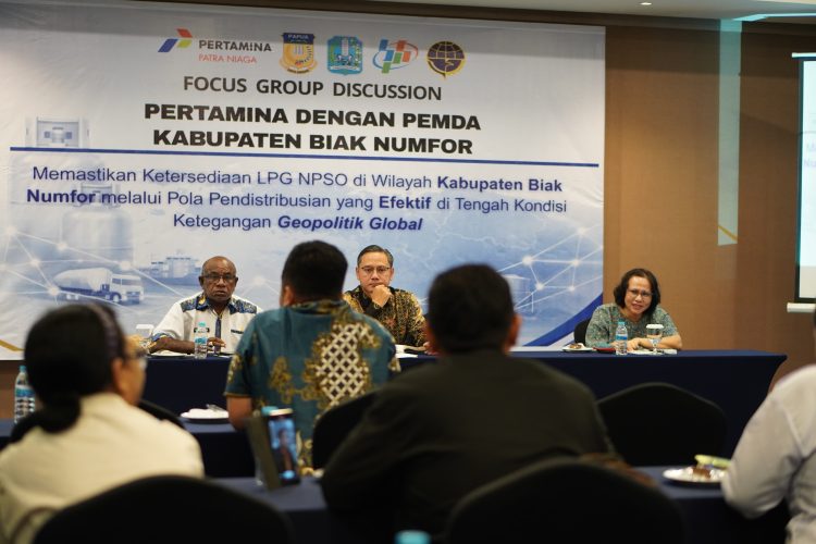 Focus Group Discussion (FGD) Pertamina Patra Niaga bersama Pemerintah Daerah Kabupaten Biak Numfor dan DPRK Kabupaten Biak Numfor. (Foto: Istimewa)