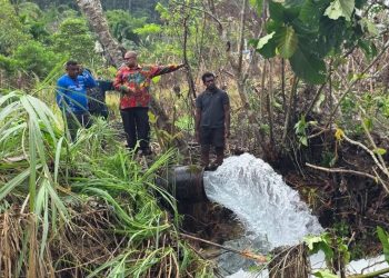Pipa Transmisi PTAM Jayapura Patah Akibat Longsor, Distribusi Air Dihentikan Sementara