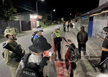 Satgas Damai Cartenz Sita Senjata Tajam Saat Patroli Gabungan di Nabire
