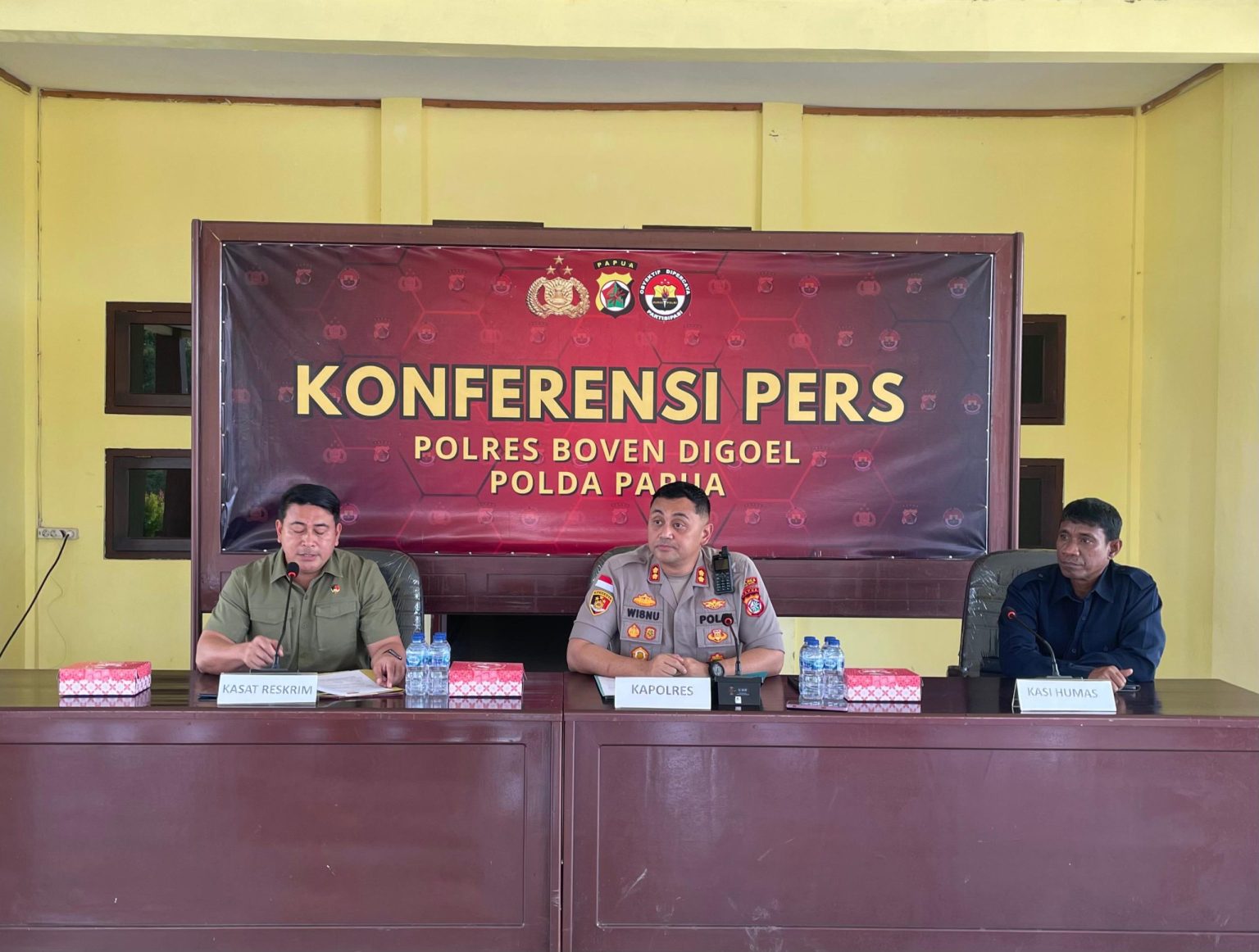 press conference pengungkapan kasus dugaan tindak pidana asusila berat. (Foto: Istimewa)