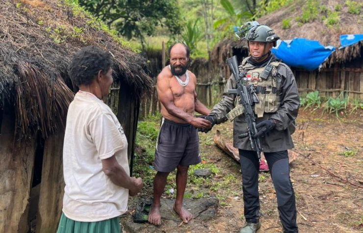 atgas Damai Cartenz Gelar Patroli Humanis di Ilaga Papua Tengah. 9Foto: Istimewa)