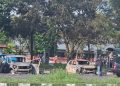 Ricuh Pasca Laga Persipura vs Adhyaksa FC, Mobil Warga dan Truk Polisi Dibakar