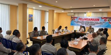 Itwasda Polda Papua Laksanakan Audit Kinerja Tahap I di Polres Jayapura