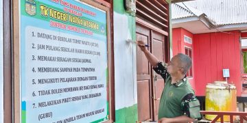 Satgas TMMD Hadirkan Suasana Baru di TK Negeri Naena Keakwa