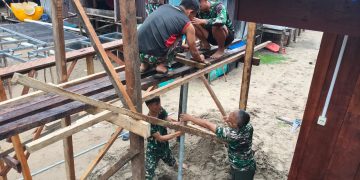 Satgas TMMD Kodim 1710/Mimika Mulai Pengerjaan Sumur Bor untuk Penuhi Kebutuhan Air Bersih Warga Keakwa