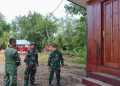 Kasiter Kasrem 173/PVB Tinjau Progres TMMD Ke-128 Kodim 1710/Mimika di Kampung Keakwa