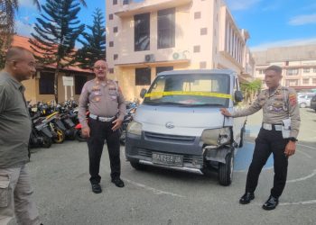 Polres Jayapura Ringkus Sopir Pick Up Pelaku Tabrak Lari yang Menewaskan IRT