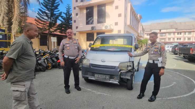 Polres Jayapura Ringkus Sopir Pick Up Pelaku Tabrak Lari yang Menewaskan IRT