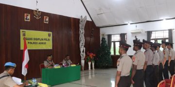 Pelanggaran Disiplin Anggota Ditindak, Polres Asmat Kedepankan Transparansi