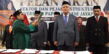 Dilantik Jadi Rektor UPMJ, Syamsuddin Siapkan Langkah Besar untuk Pendidikan Papua