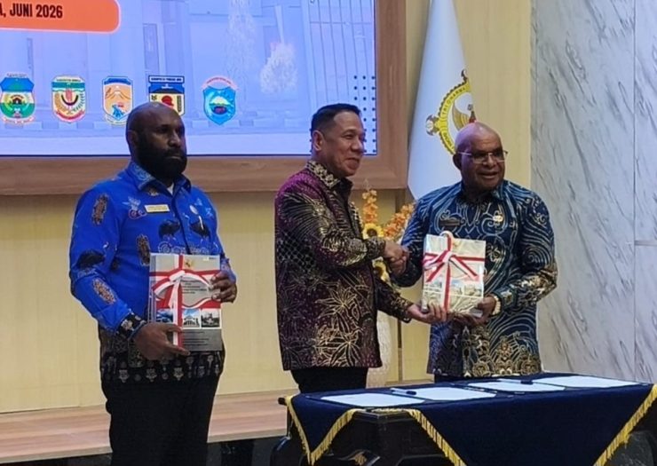 BPK Papua Tengah Apresiasi Kinerja Keuangan Pemkab Puncak dengan WTP Ketujuh. (Foto: Istimewa)