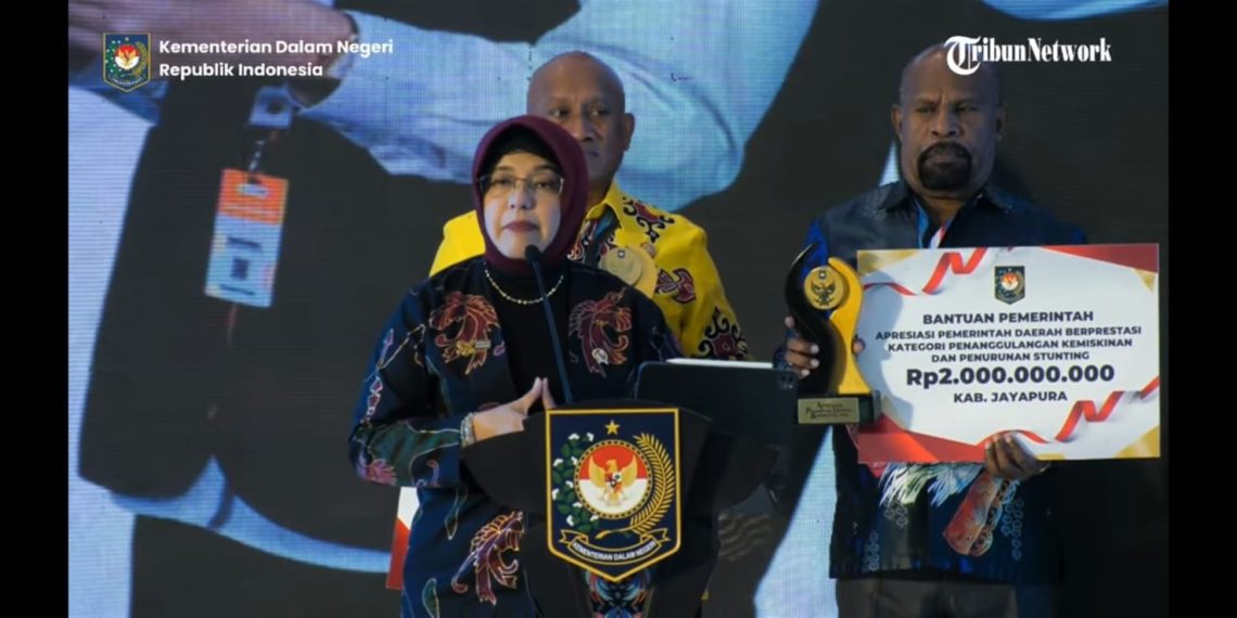 Kabupaten Jayapura Torehkan Prestasi di Regional Papua, Sabet Dua Penghargaan. (Foto: Istimewa)