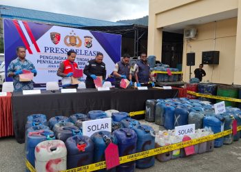 Polda Papua Ungkap Dua Kasus Penyalahgunaan BBM Bersubsidi, Sita Ribuan Liter Solar dan Minyak Tanah