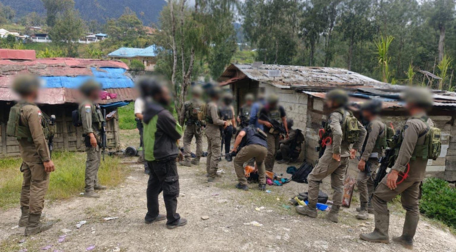 Terduga Anggota KKB Diamankan di Intan Jaya, Polisi Kembangkan Penyidikan. Foto/Ist