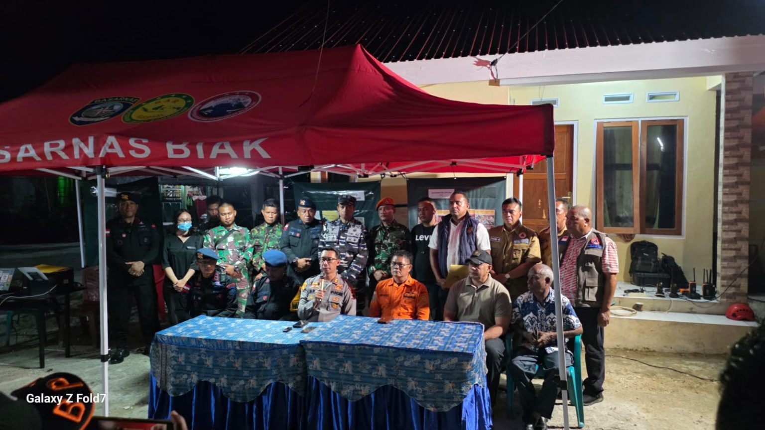 Kapolres Biak Paparkan Penanganan Ledakan Diduga Bom PD II. Foto: Istimewa)