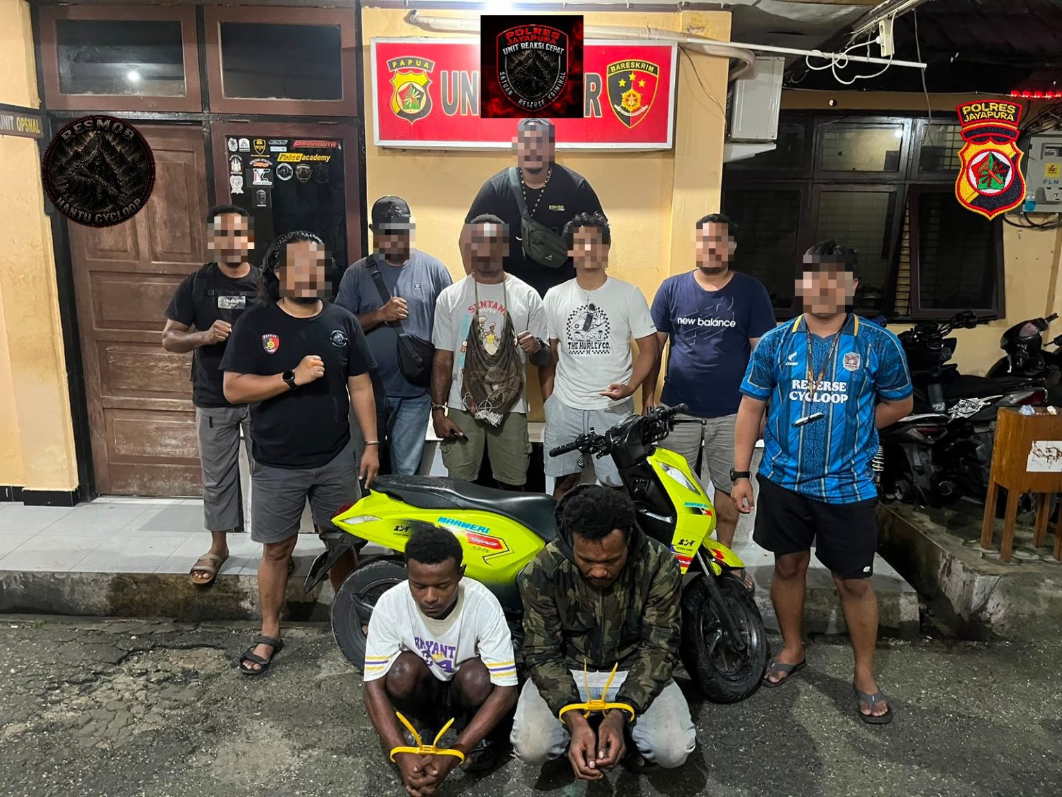 Tim URC Bergerak Cepat, Dua Pelaku Curanmor Tak Berkutik Saat Ditangkap. (Foto: Istimewa)