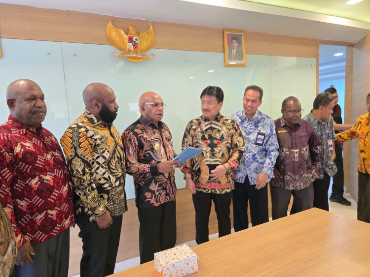 Pemkab Puncak Prioritaskan Transportasi Udara, Audiensi dengan Kementerian Perhubungan. (Foto: Istimewa)