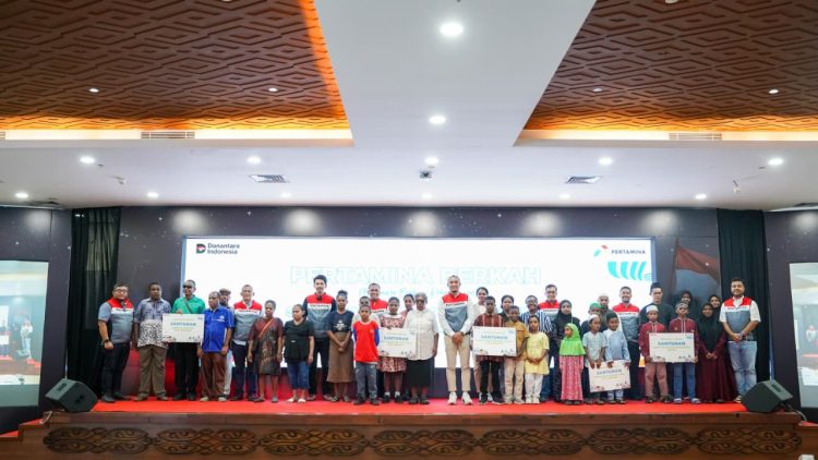 Pertamina Patra Niaga Tebar Berkah dan Harapan untuk Anak Yatim di Jayapura. (Foto: Istimewa)