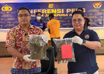 62 Paket Ganja dari PNG Gagal Beredar di Jayapura, WN Papua Nugini Dicokok Polisi