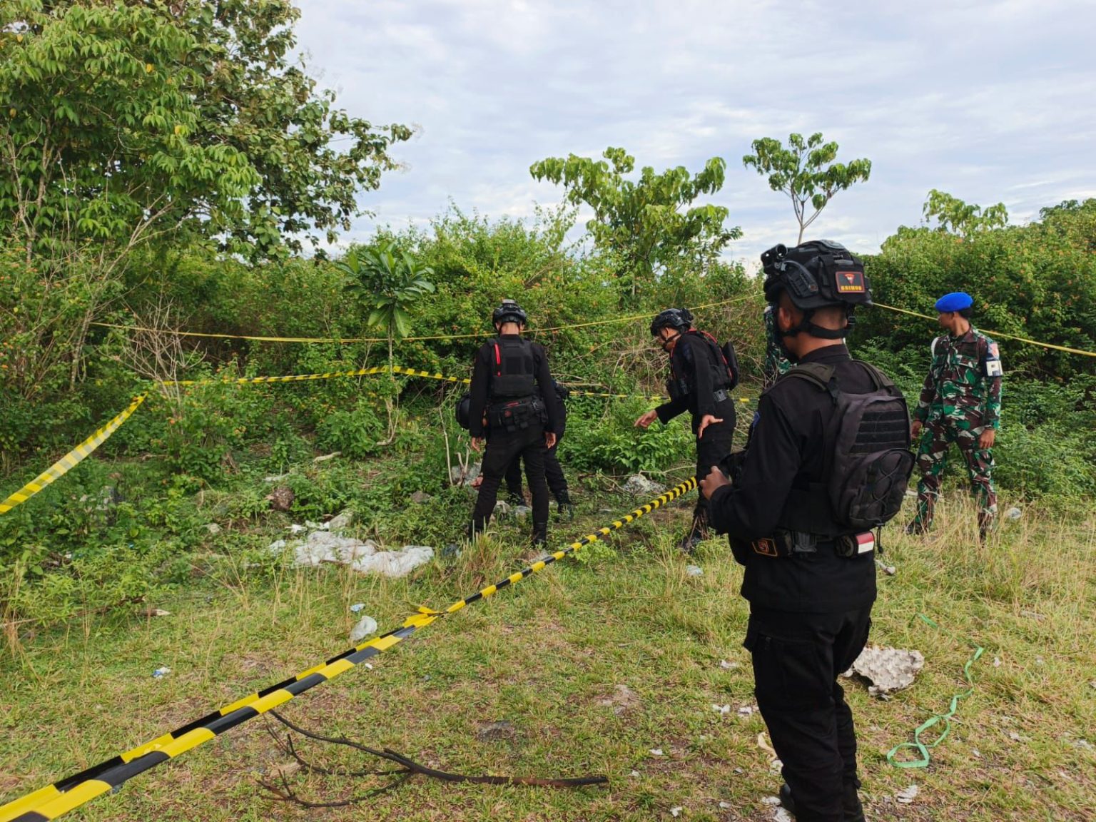 Ditemukan Saat Buang Sampah, Dua Granat Tipe 97 Berhasil Dimusnahkan. (Foto: Istimewa)