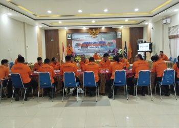 Mengasah Ketangguhan di Laut, Kantor SAR Jayapura Gelar Latihan Penyelamatan