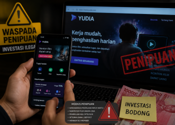 Satgas PASTI Hentikan Aktivitas YUDIA, OJK Papua Imbau Warga Waspada Penipuan Online