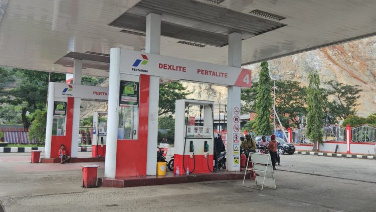 SPBU Lasminingsih Hawai. (Foto: Cornelia Mudumi)