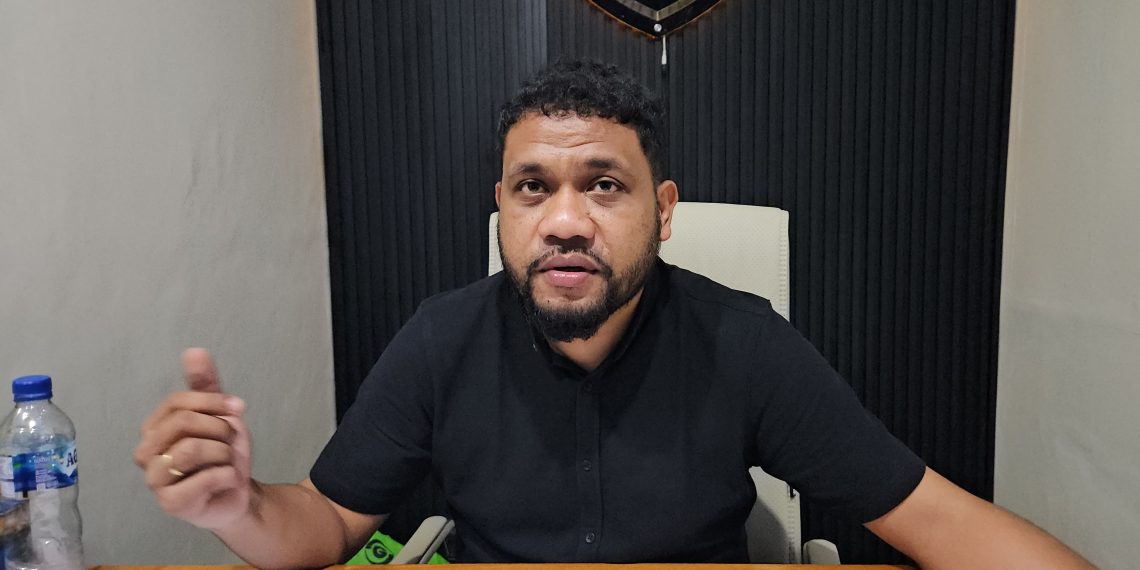 Kasat Reskrim Polres Jayapura AKP Axel Panggabean. (Foto: Cornelia Mudumi)