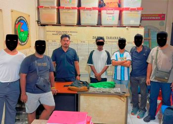 ‎ Tim Opsnal Satresnarkoba Ringkus Pengedar Ganja di Pelabuhan Jayapura, 82,52 Gram Disita