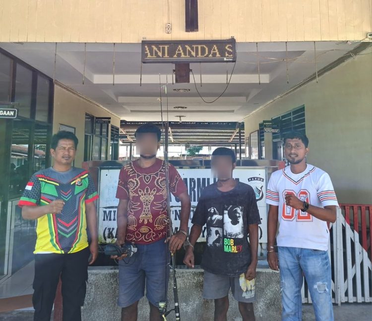 Dua pelaku tindak pidana pencurian berhasil ditangkap. (Foto: Istimewa)