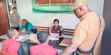 Polsek KPL Jayapura Serahkan Dua Tersangka Kasus Pencurian dengan Kekerasan ke Kejaksaan Negeri Jayapura