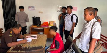 Polresta Jayapura Kota Serahkan Dua Tersangka Kasus Narkotika Beserta Barang Bukti ke Kejaksaan Negeri Jayapura