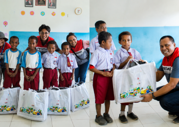 Pertamina Nyalakan Semangat Belajar Anak-anak di Doromena Papua Lewat Program SESAMA
