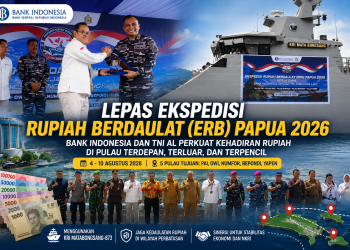 Lima Pulau 3T Jadi Sasaran Ekspedisi Rupiah Berdaulat Papua 2026