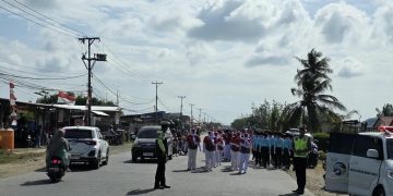 Lomba Gerak Jalan Indah di Sorong Perkuat Sinergi Polri dan Masyarakat