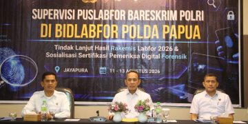 Supervisi Puslabfor Bareskrim Polri di Papua, Dorong Peningkatan Profesionalisme dan Kualitas Dukungan Forensik