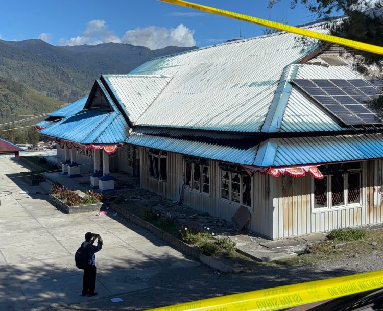 Pasca kejadian, situasi Ilaga berangsur kondusif. (Foto: Istimewa)