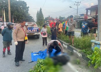 Diduga Dipengaruhi Miras, Pengendara Motor Tewas Tabrak Pembatas Jalan di Sentani