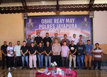 Perkuat Sinergi dengan Media, Kapolres Jayapura Gelar Coffee Morning Bersama Insan Pers