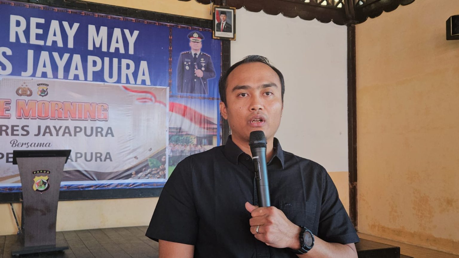 Kasat Narkoba Polres Jayapura, AKP Bima Nugraha Putra. (Foto: Cornelia Mudumi)