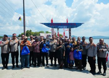 Jembatan Merah Putih Presisi Yobeh Resmi Diresmikan Presiden Prabowo