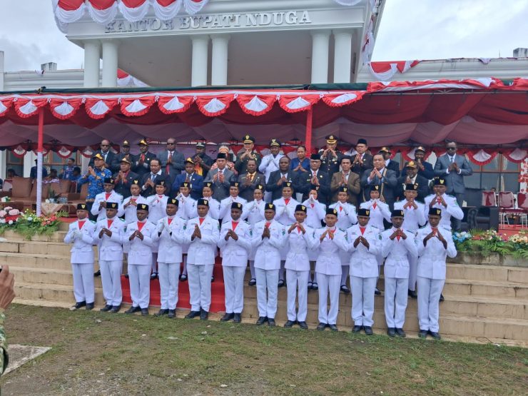 Merah Putih Berkibar di Nduga, Kemenag Teguhkan Pengabdian dan Persatuan di HUT ke-81 RI