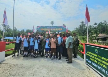 Jembatan Garuda Dikebut, Pangdam Cenderawasih Dorong Akses Kampung dan Ekonomi Warga Papua