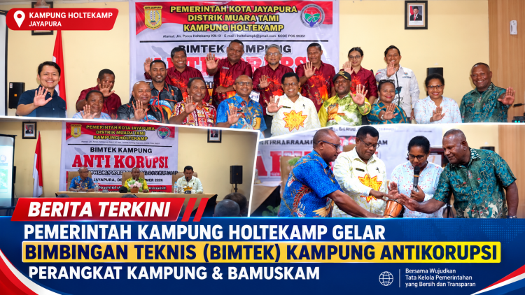 Perkuat Kesadaran Hukum, Pemerintah Kampung Holtekamp Gelar Bimtek Antikorupsi. (Foto: Istimewa)