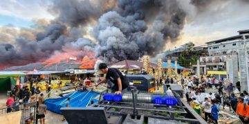 550 KK Terdampak Kebakaran Kampung Nelayan Dok V Bawah, Polisi Selidiki Penyebab Api