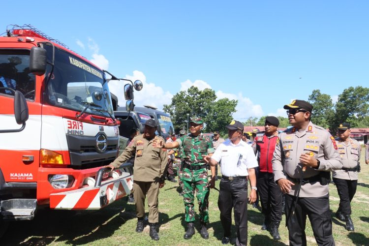 Cegah Karhutla di Keerom, TNI-Polri dan Instansi Terkait Perkuat Sinergi. (Foto: Istimewa)