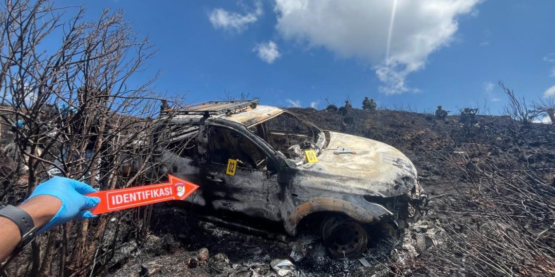 Satgas Gabungan Selidiki Kasus Pembakaran Kendaraan dan Tewasnya Sopir di Habema. (Foto: Istimewa)